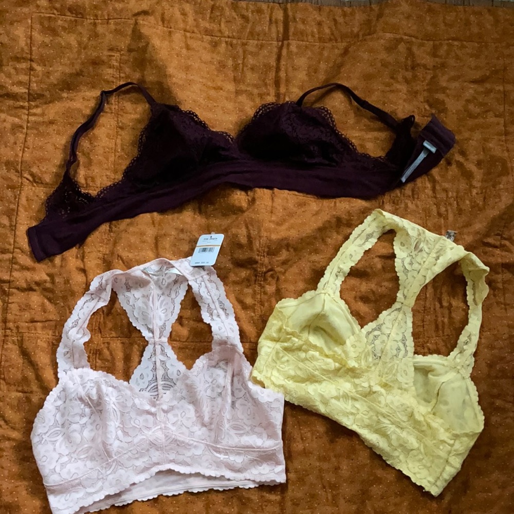 Free people // aerie bralettes